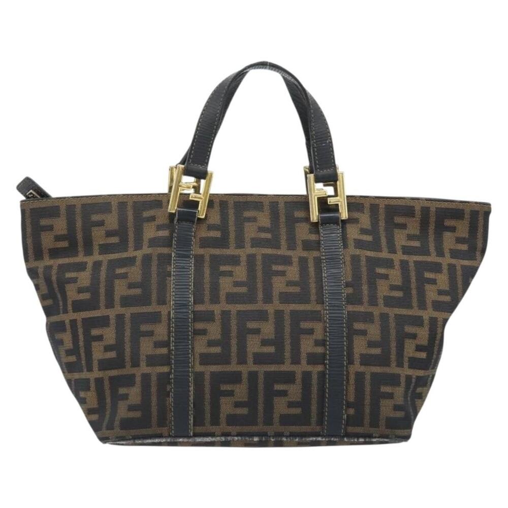 Fendi Zucca Handbag Brown